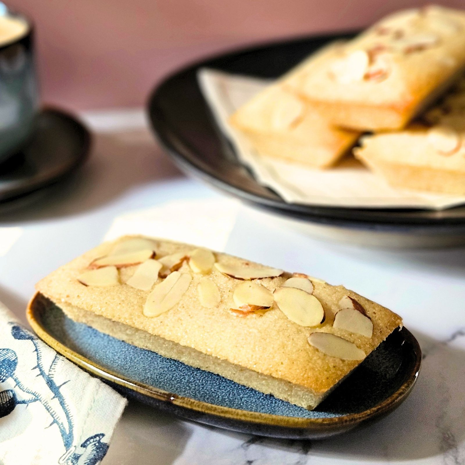 A display of French almond tea cakes